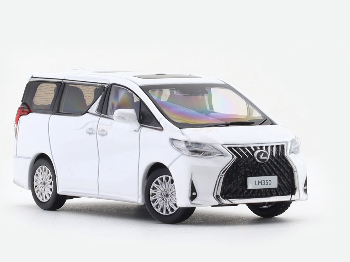 Lexus LM350h white 1:64 GCD diecast scale model car miniature collectible - Image 7
