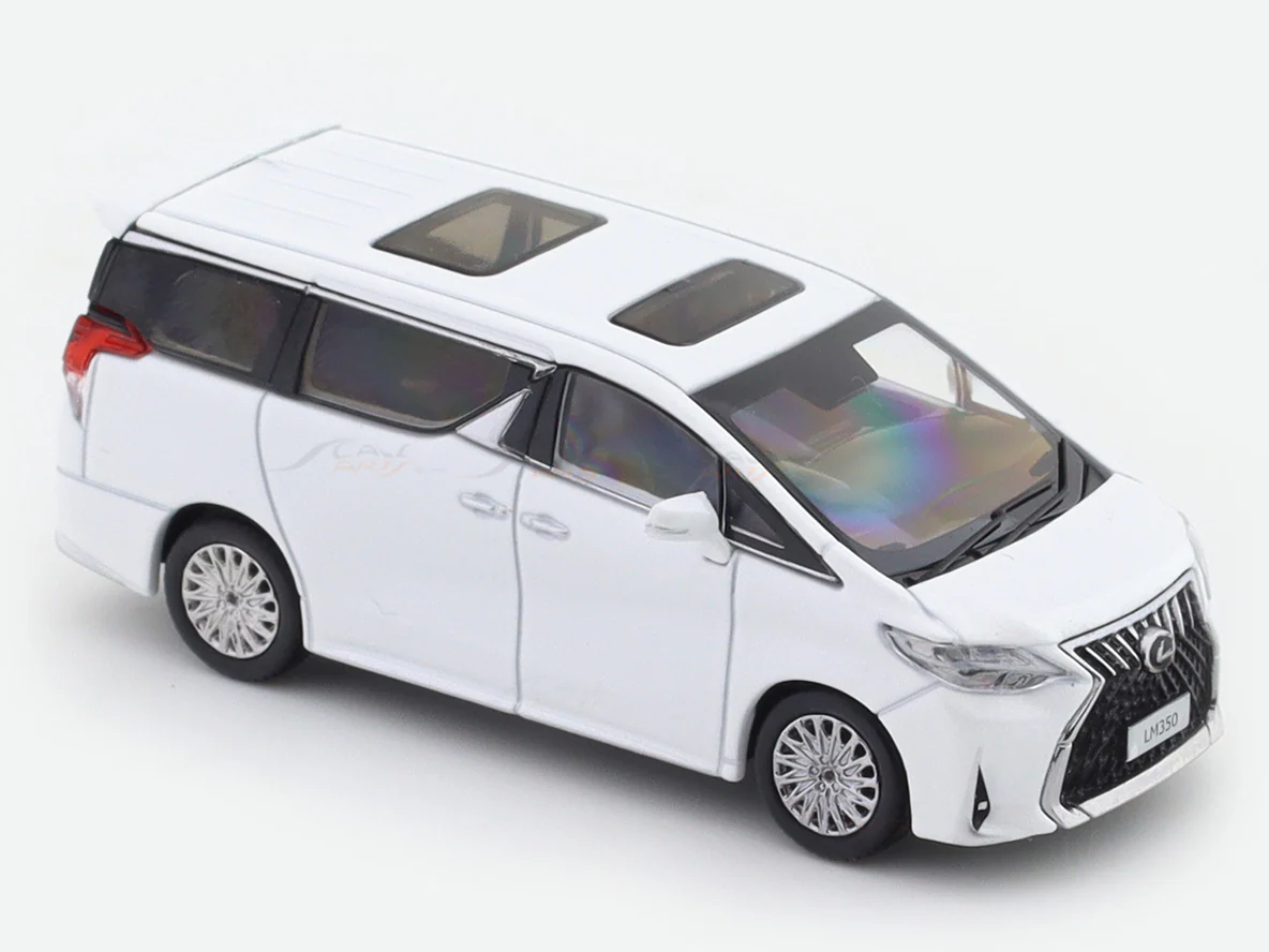 Lexus LM350h white 1:64 GCD diecast scale model car miniature collectible - Image 8