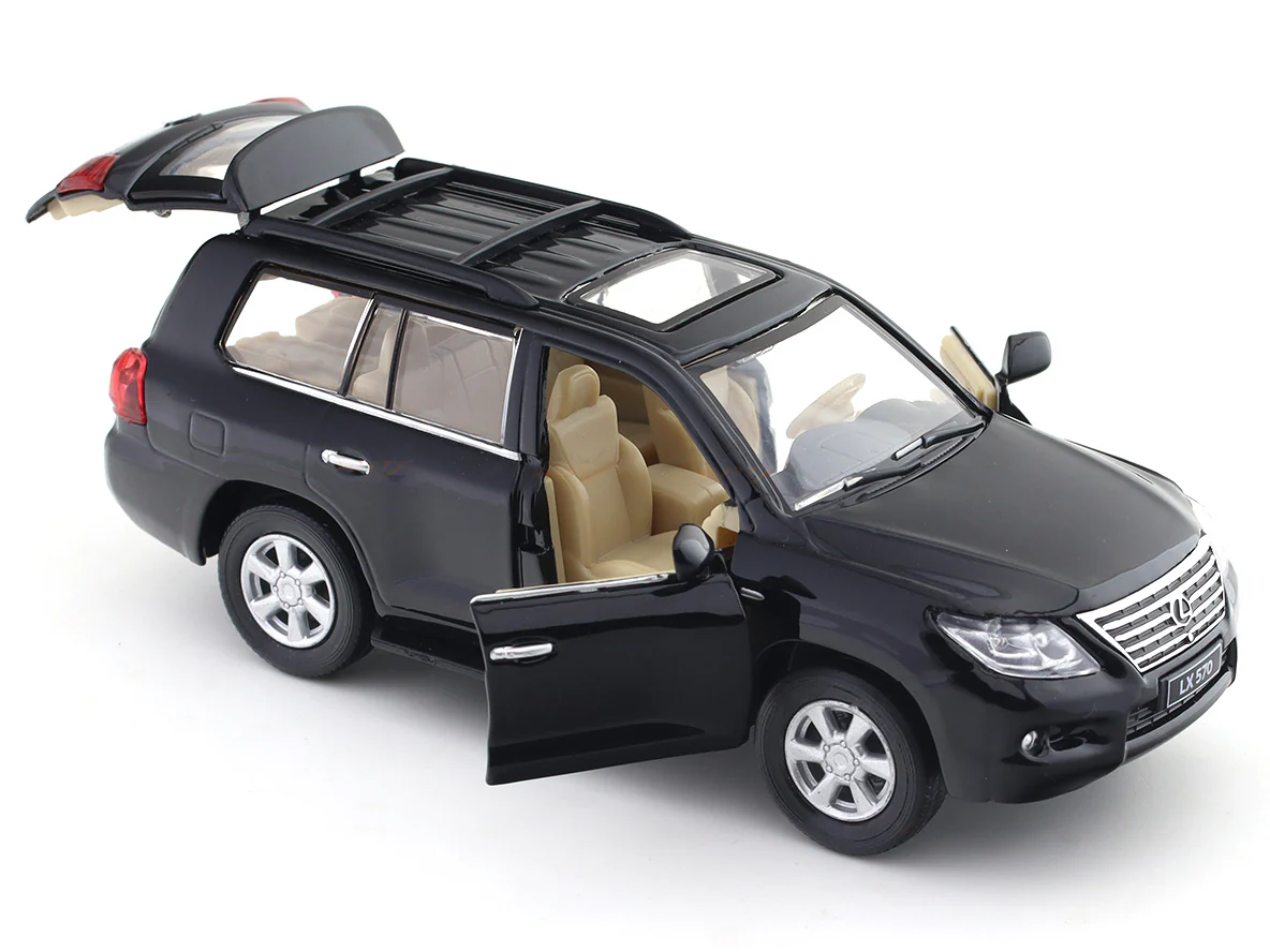 Lexus LX-570 Black 1:32 MSZ licensed diecast Scale Model car collectible - Image 12