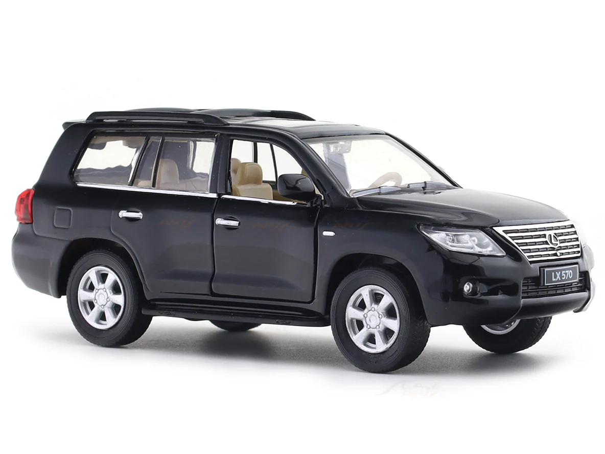 Lexus LX-570 Black 1:32 MSZ licensed diecast Scale Model car collectible - Image 6