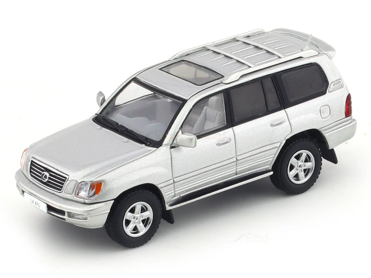Lexus LX470 silver 1:64 GCD diecast scale model miniature car replica - Image 7