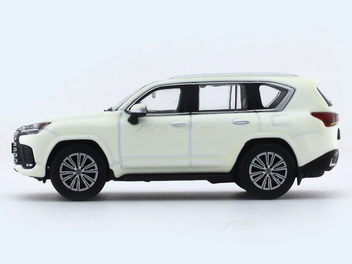 Lexus LX600 white 1:64 GCD licensed diecast scale model miniature car replica - Image 2
