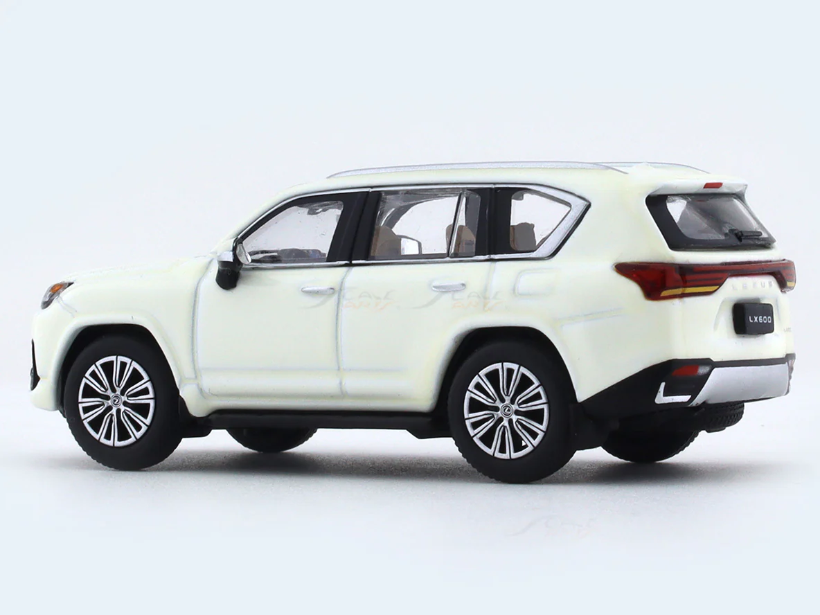 Lexus LX600 white 1:64 GCD licensed diecast scale model miniature car replica - Image 3