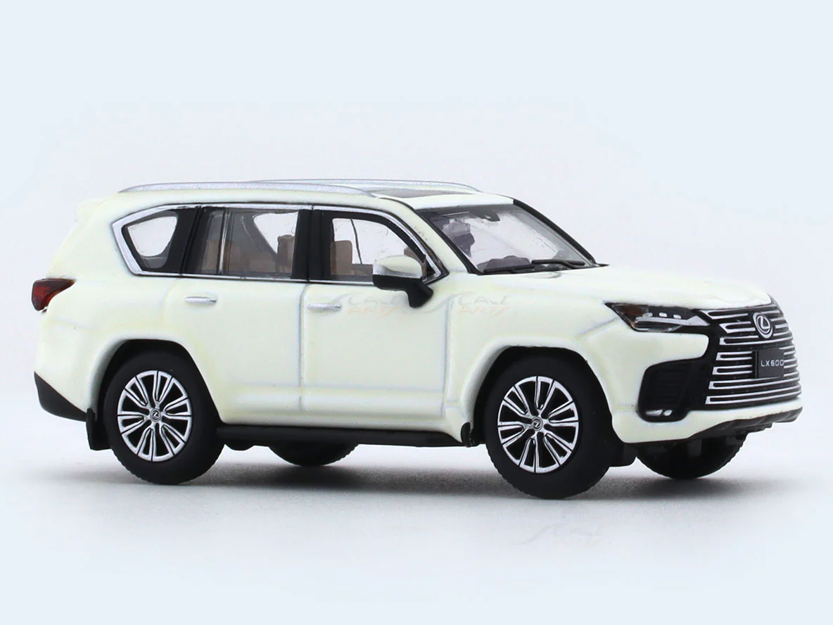 Lexus LX600 white 1:64 GCD licensed diecast scale model miniature car replica - Image 6