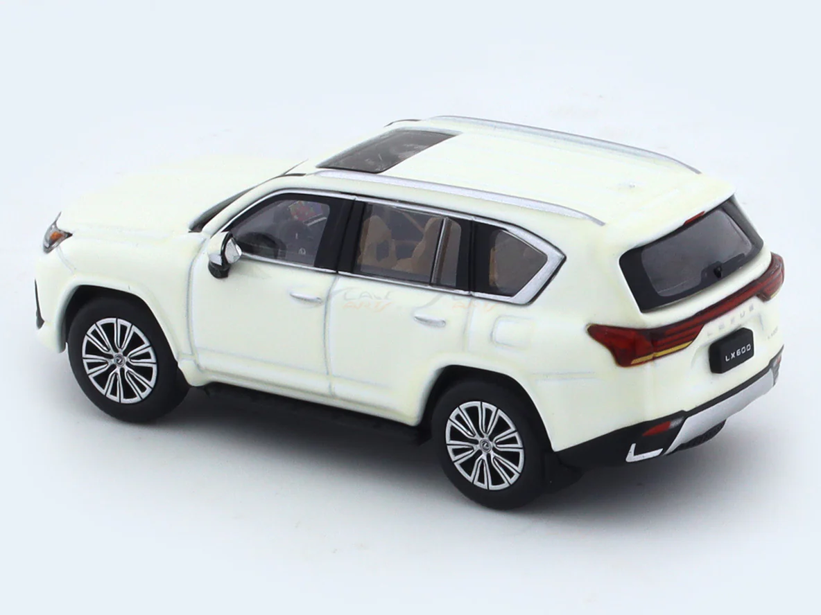 Lexus LX600 white 1:64 GCD licensed diecast scale model miniature car replica - Image 8