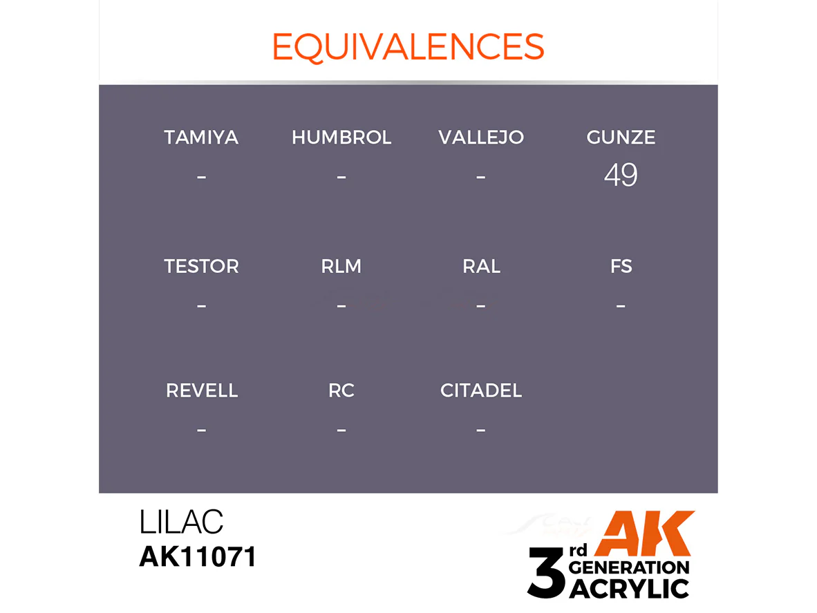 Lilac 17ml AK Interactive acrylic color AK11071 - Image 2