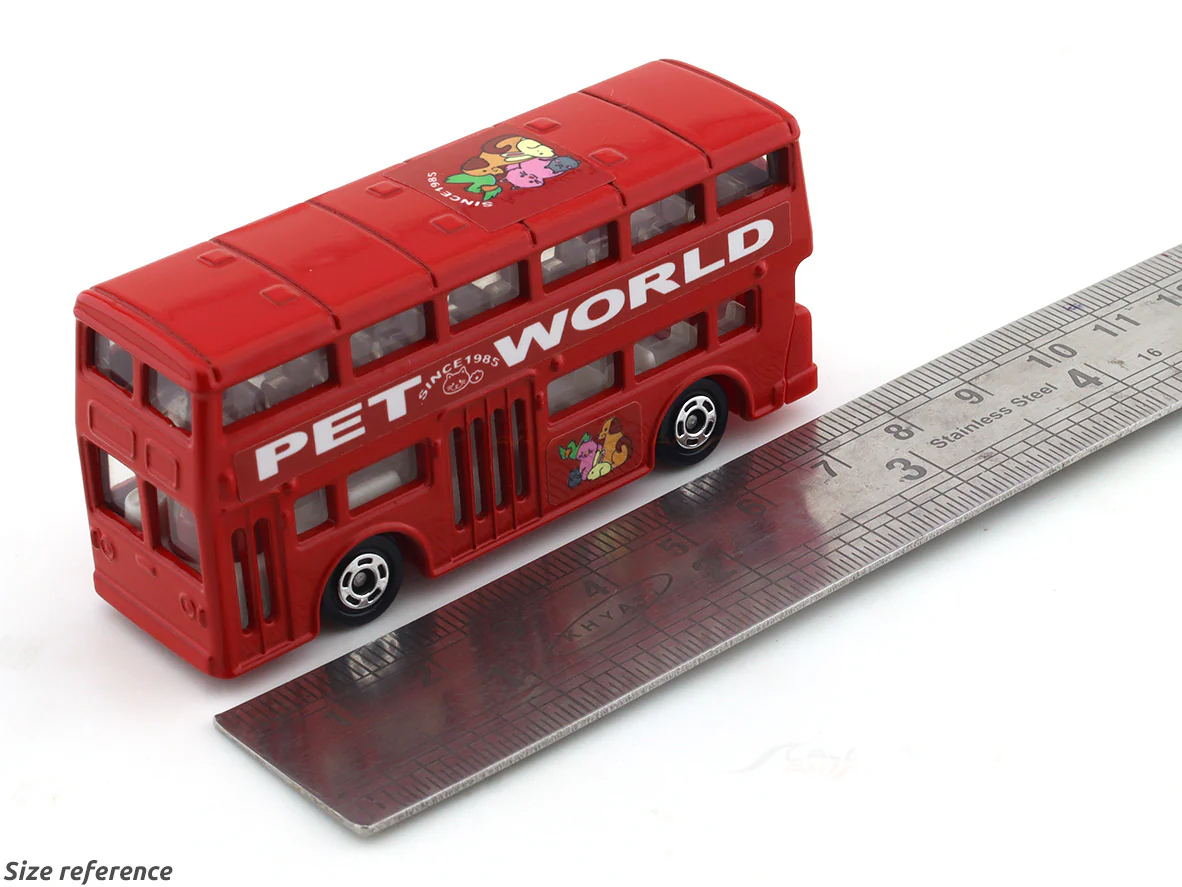 London Bus 1:130 Tomica No 95 diecast scale car model - Image 9
