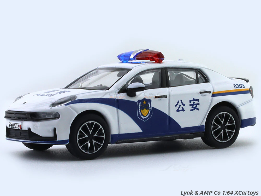 Lynk & AMP Co Police 1:64 Xcartoys diecast scale miniature truck