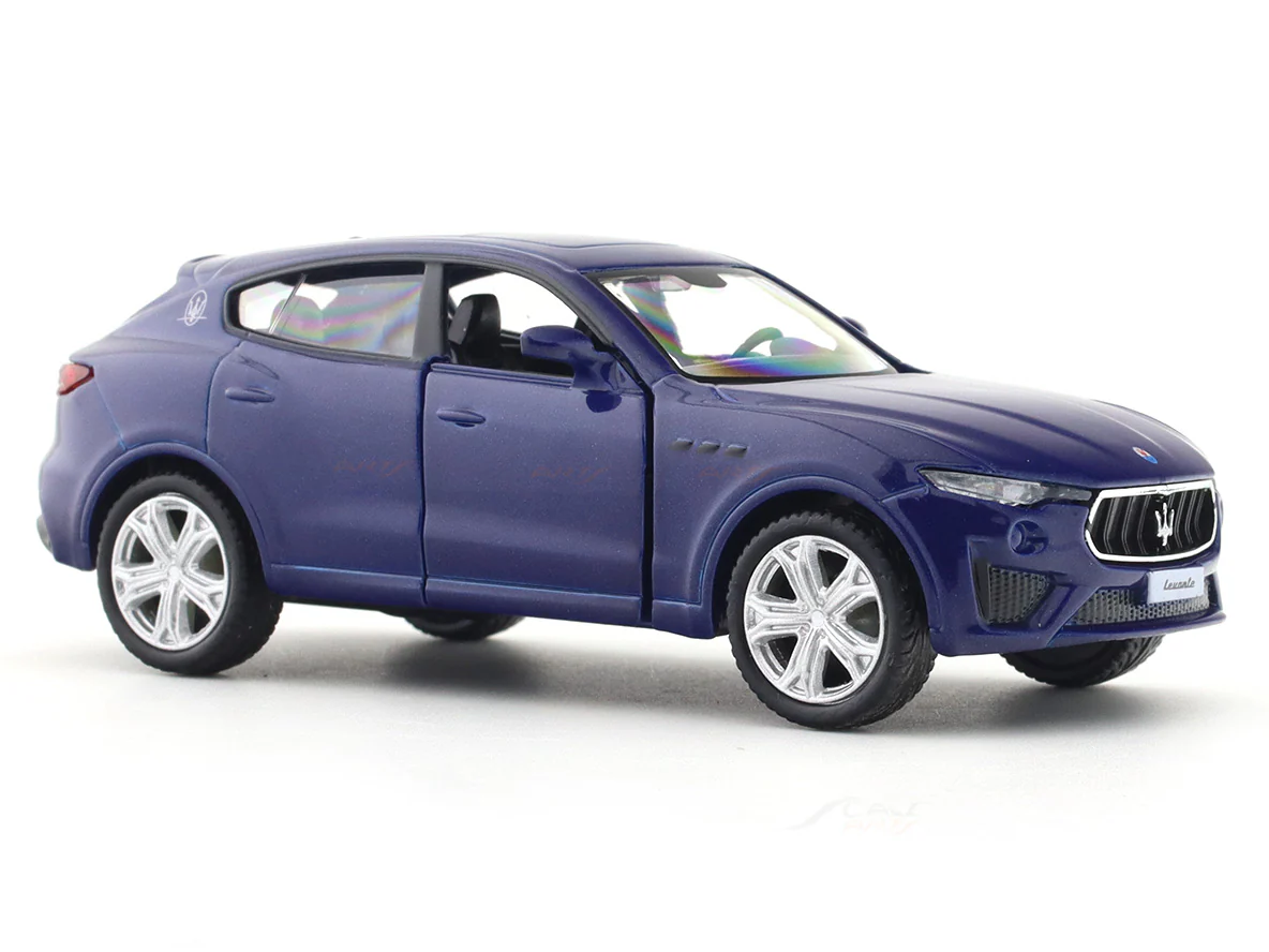 Maserati Levante Blue 1:32 RMZ City licensed pull back car scale model - Image 6