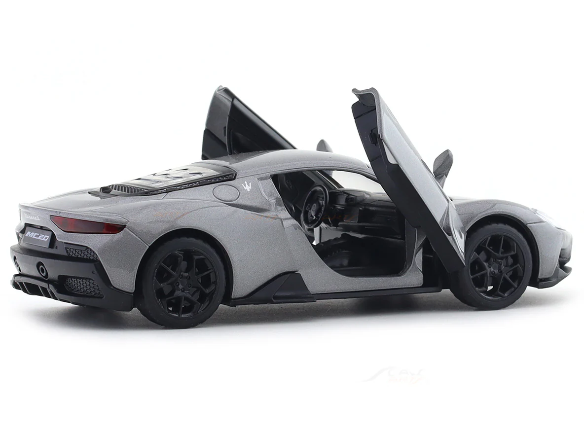 Maserati MC20 Grey 1:33 MSZ licensed diecast Scale Model car collectible - Image 7