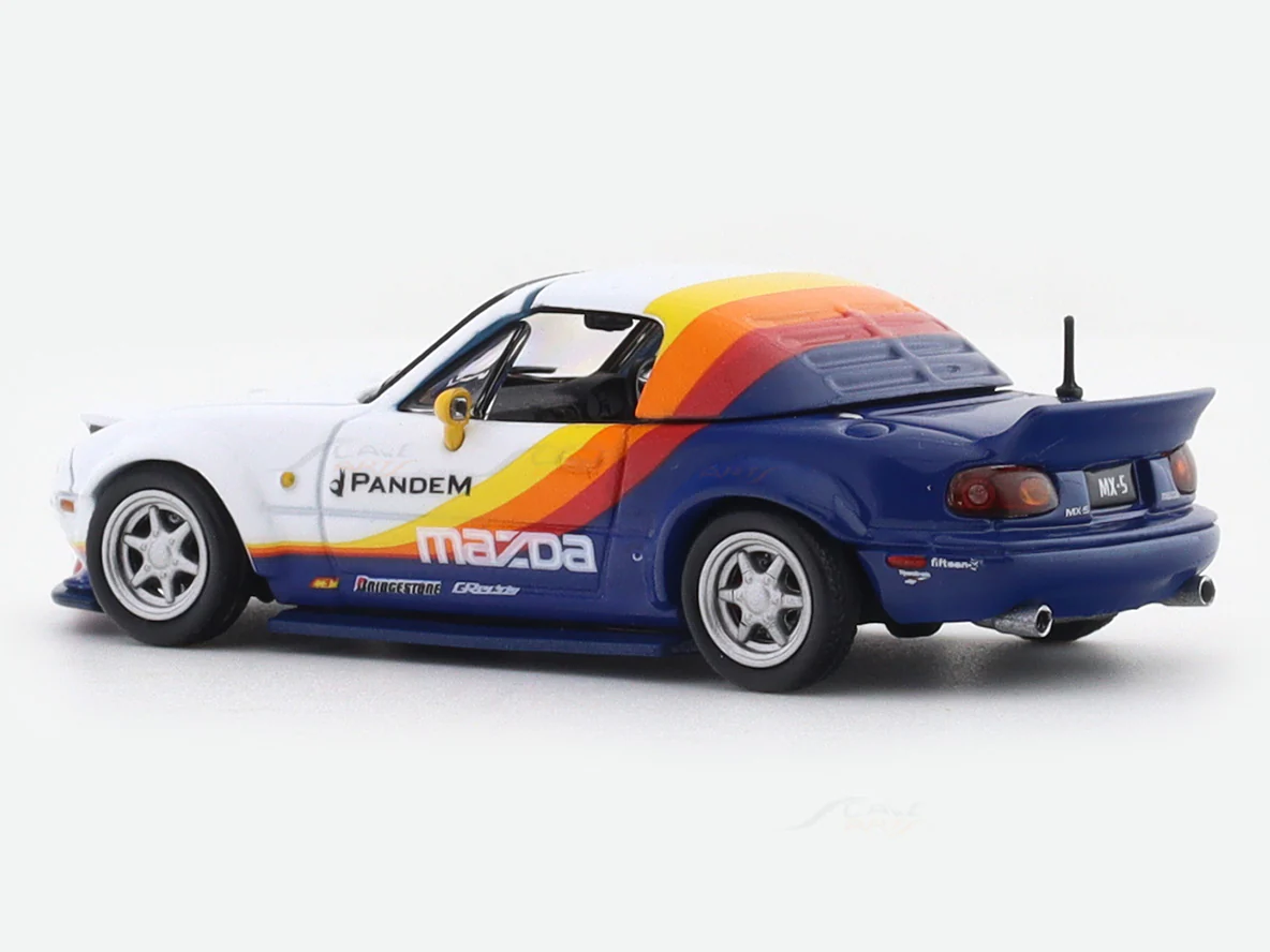 Mazda MX5 Pandem 1:64 TimeMicro diecast scale model car miniature - Image 3