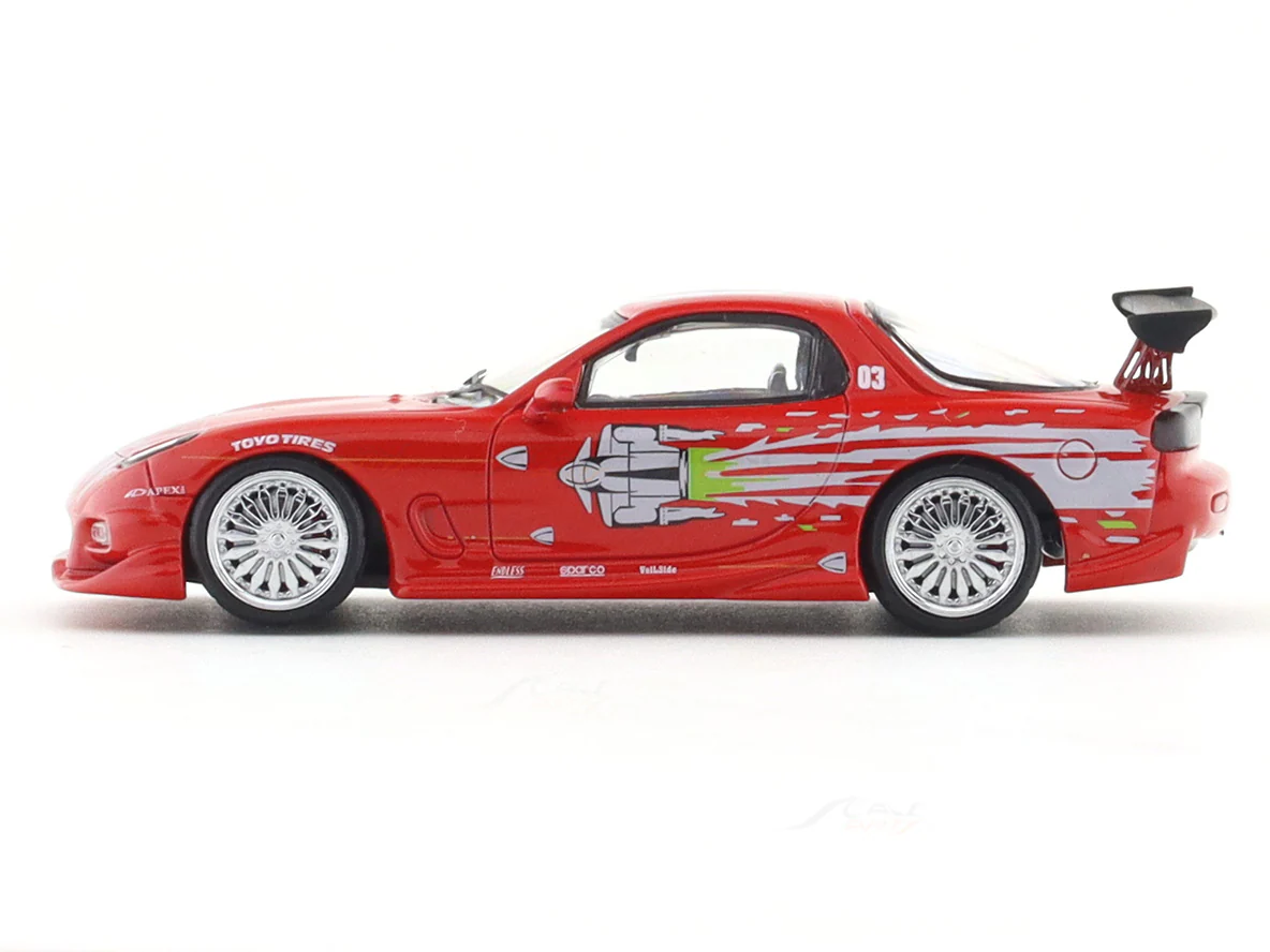 Mazda RX-7 red 1:64 Mortal diecast scale model car miniature - Image 2