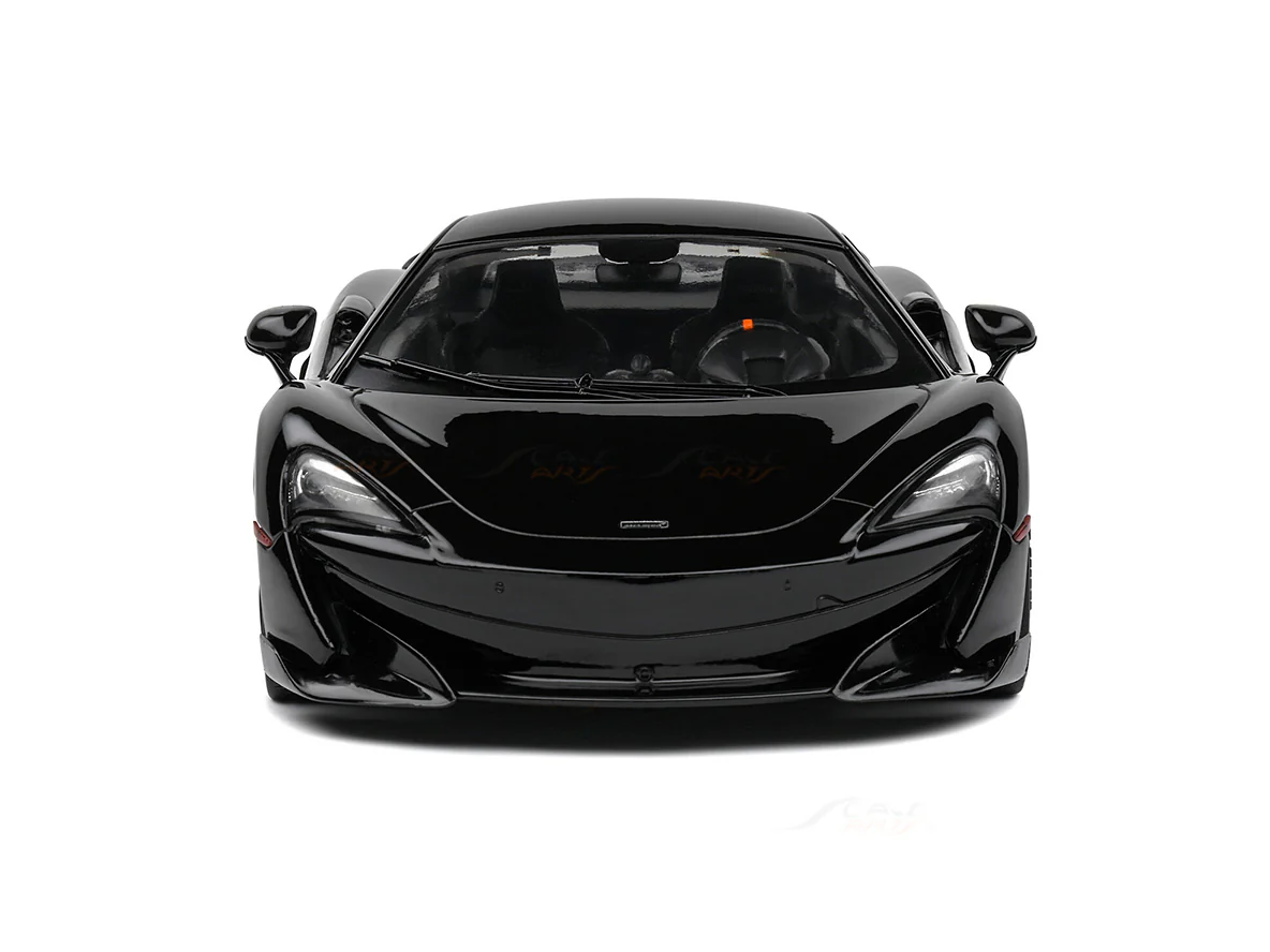 McLaren 600 LT Black 1:18 Solido licensed diecast scale model car collectible - Image 6