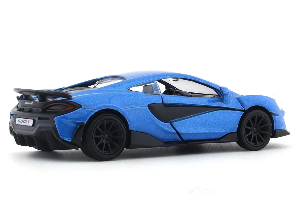 McLaren 600LT blue 1:32 RMZ City 5 inch pullback diecast scale model car - Image 4