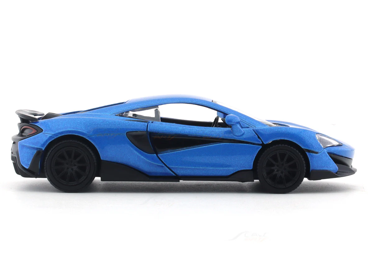 McLaren 600LT blue 1:32 RMZ City 5 inch pullback diecast scale model car - Image 5
