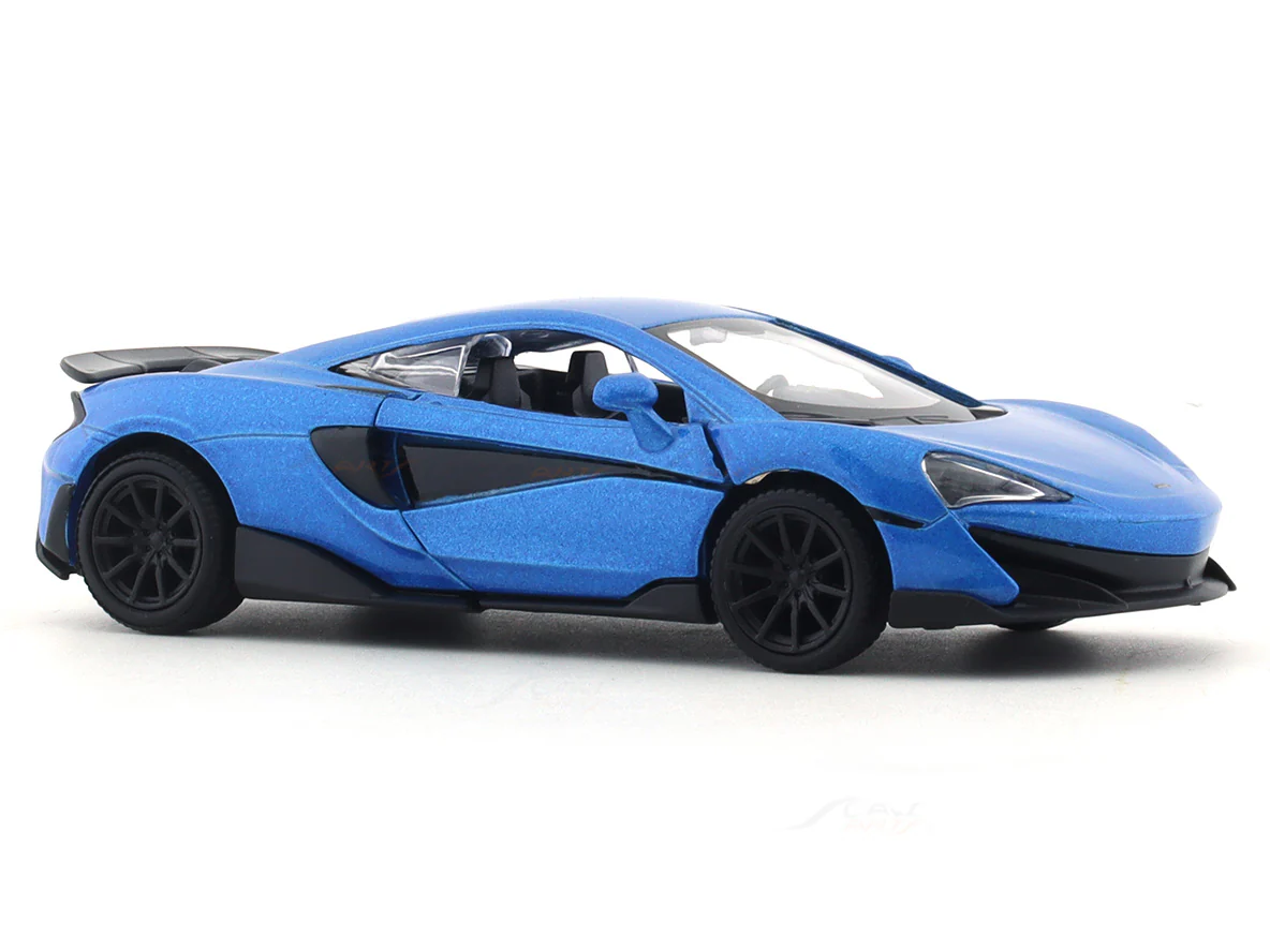 McLaren 600LT blue 1:32 RMZ City 5 inch pullback diecast scale model car - Image 6