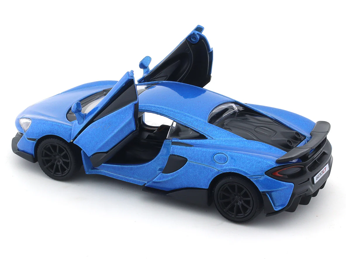 McLaren 600LT blue 1:32 RMZ City 5 inch pullback diecast scale model car - Image 8