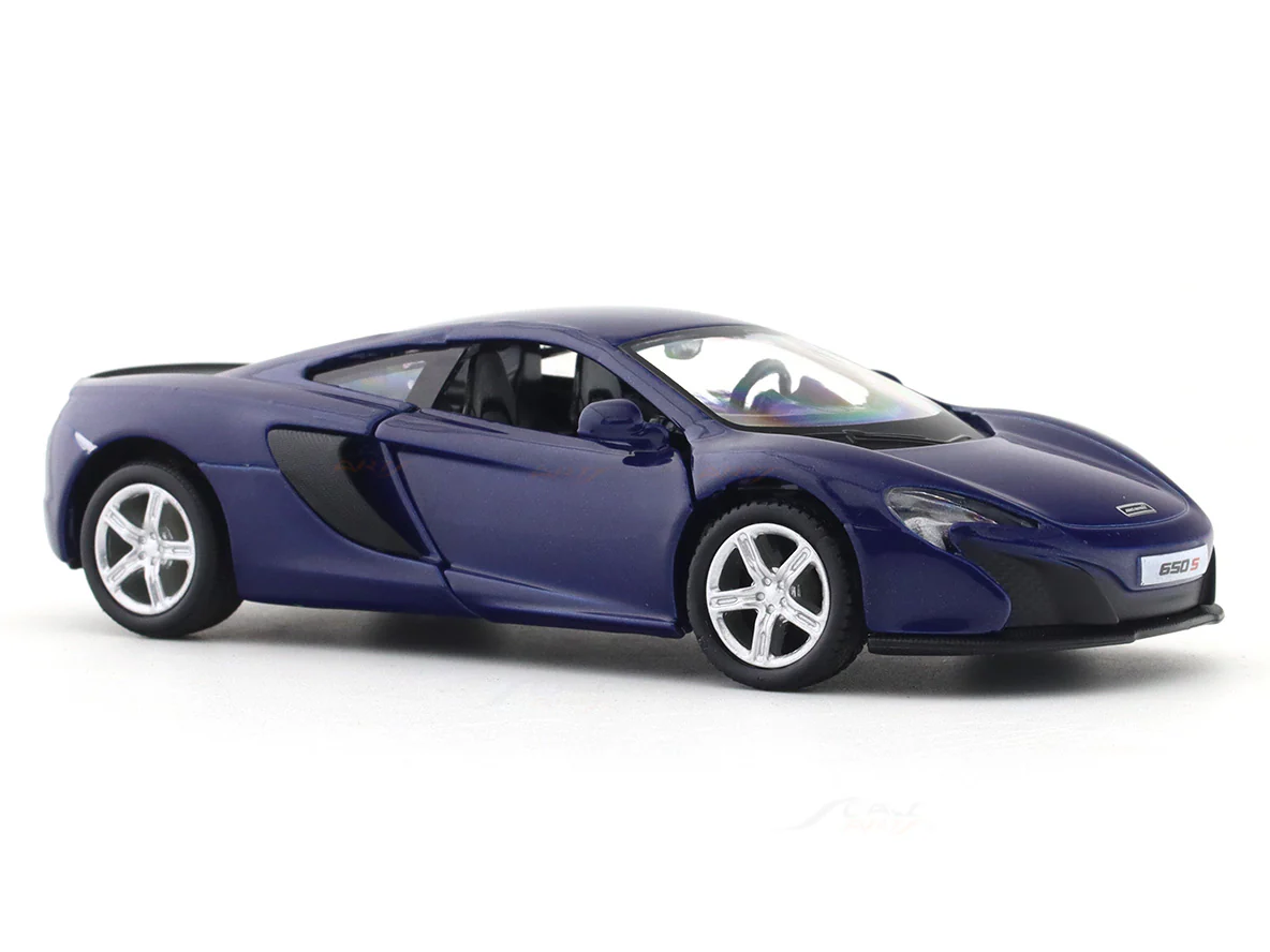 McLaren 650S blue 1:33-42 RMZ City licensed pull back car scale model - Image 6