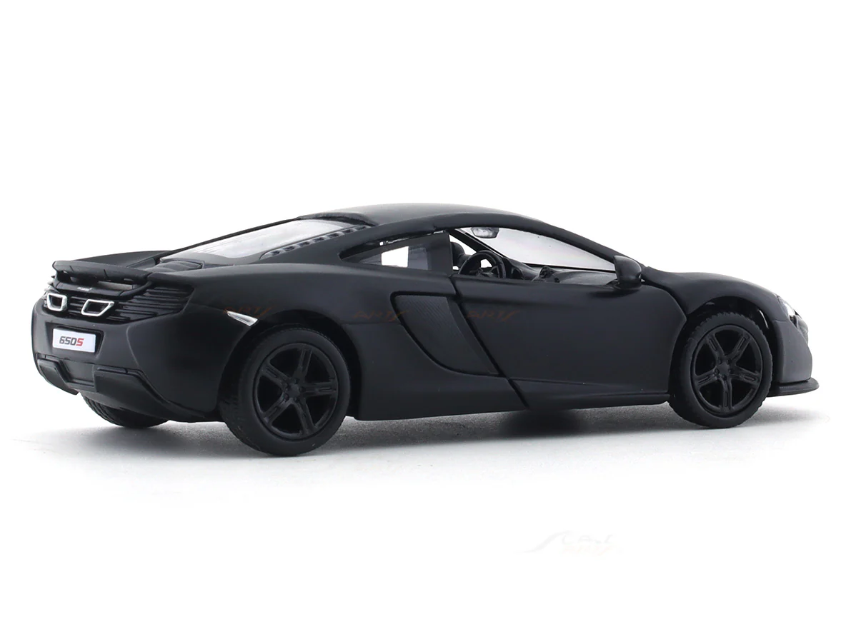 McLaren 650S matte black 1:33-42 RMZ City 5 inch pullback diecast scale model car - Image 4