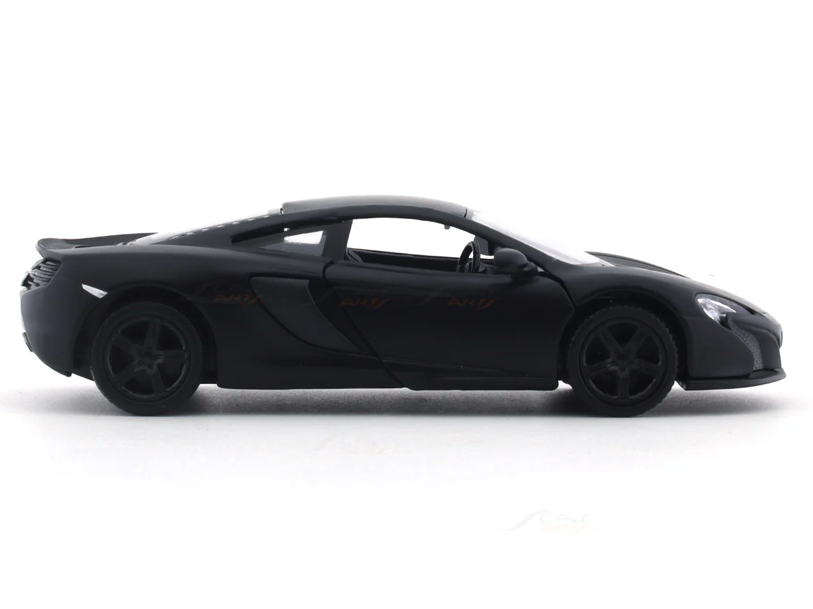 McLaren 650S matte black 1:33-42 RMZ City 5 inch pullback diecast scale model car - Image 5