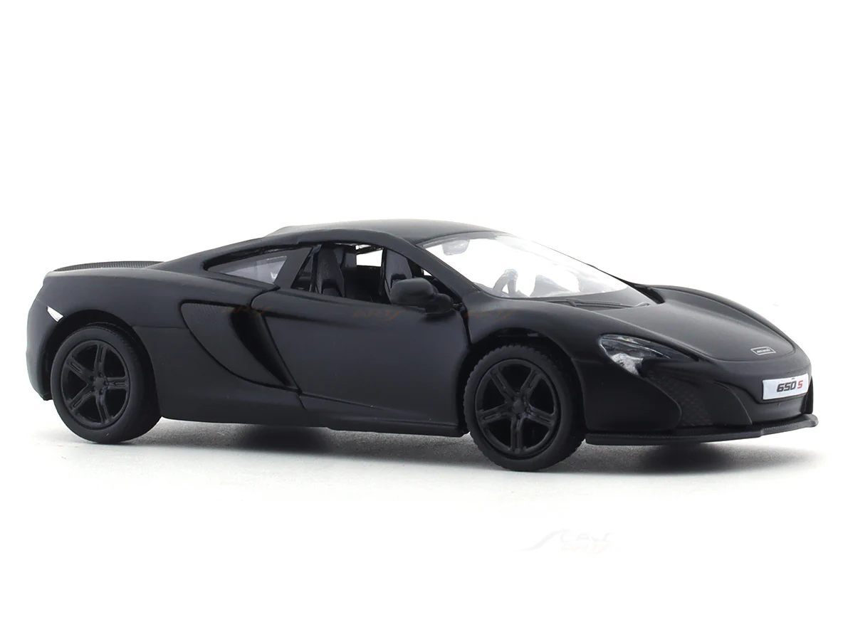 McLaren 650S matte black 1:33-42 RMZ City 5 inch pullback diecast scale model car - Image 6