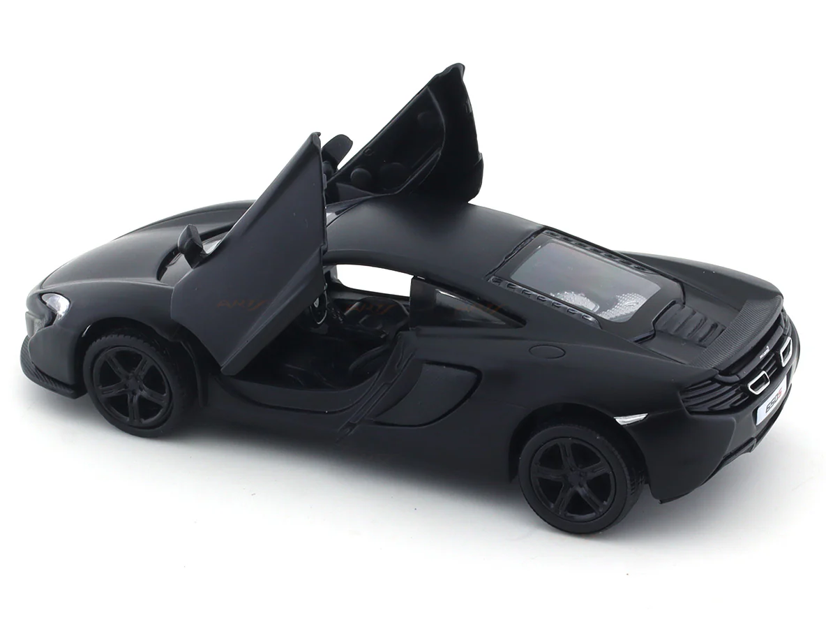 McLaren 650S matte black 1:33-42 RMZ City 5 inch pullback diecast scale model car - Image 8