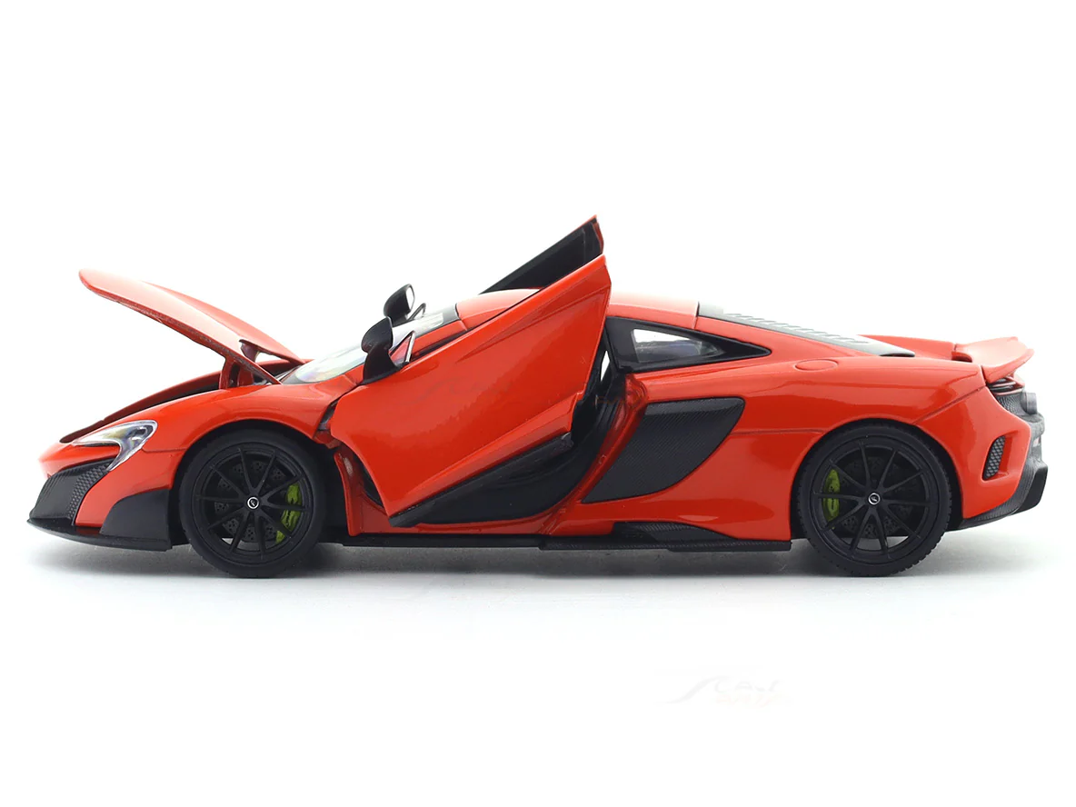 McLaren 675LT Orange 1:24 Welly Licensed Diecast Scale Model Car Collectible - Image 9