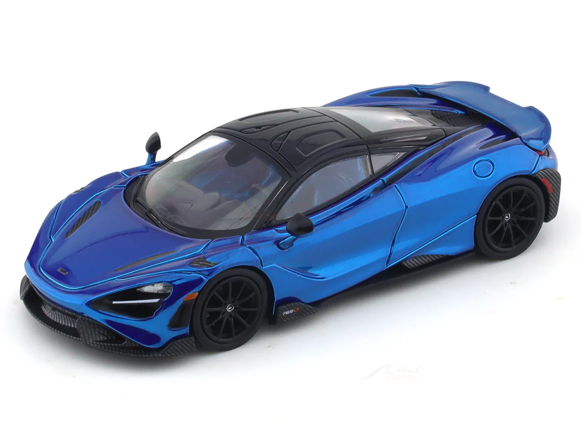 McLaren 765LT blue 1:64 CM Model diecast scale model miniature car - Image 7