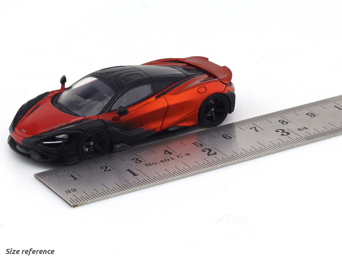 McLaren 765LT orange / black 1:64 CM Model diecast scale model car miniature - Image 10