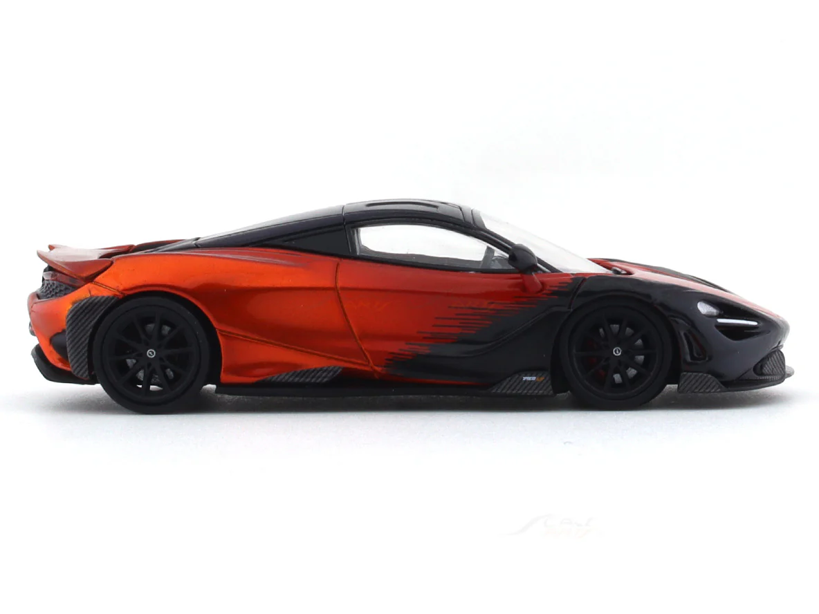 McLaren 765LT orange / black 1:64 CM Model diecast scale model car miniature - Image 5