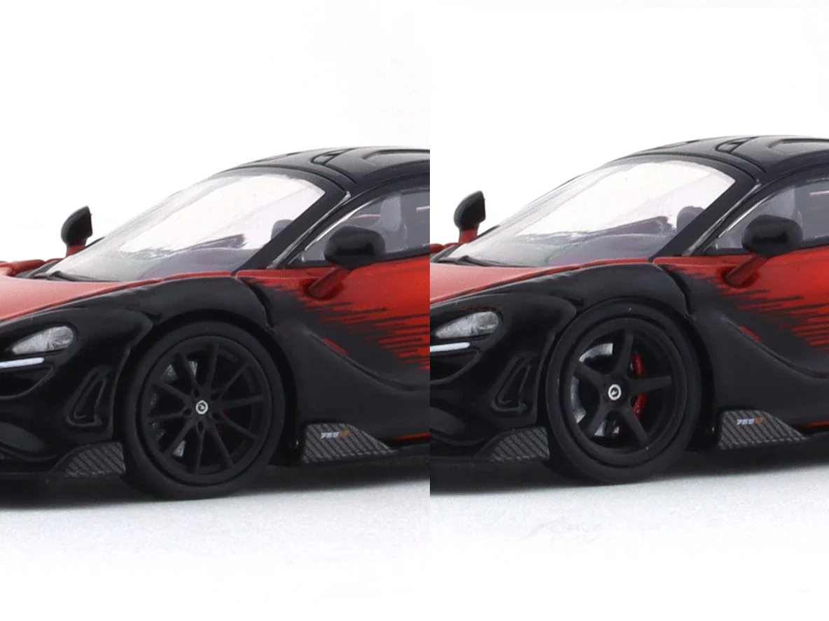McLaren 765LT orange / black 1:64 CM Model diecast scale model car miniature - Image 9