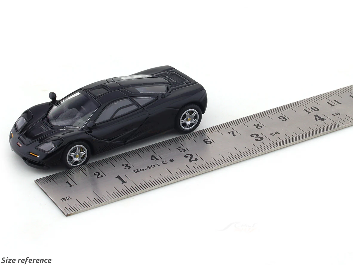 McLaren F1 black 1:64 LCD diecast scale model collectible - Image 9