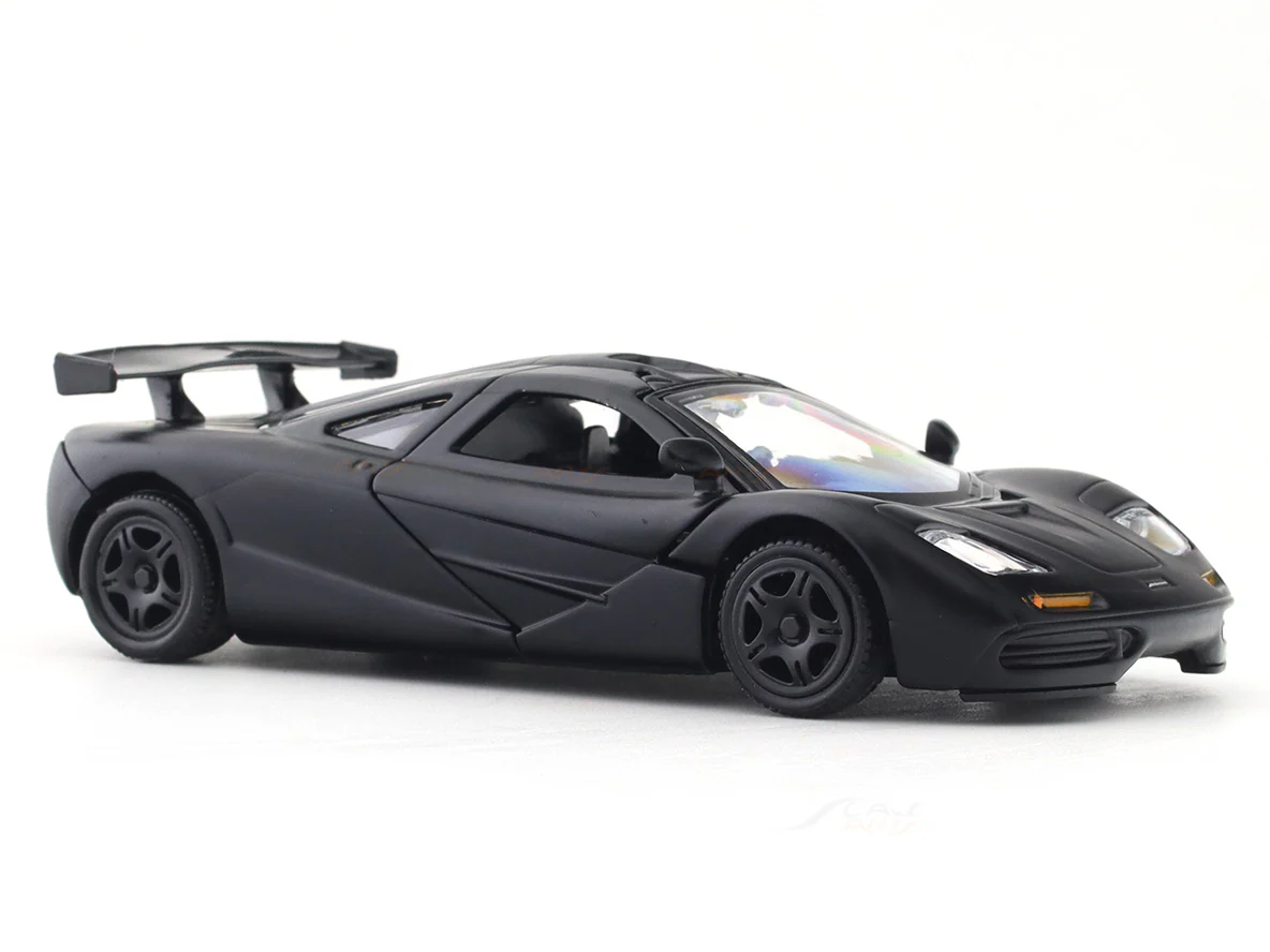 McLaren F1 GT-R matte black 1:33-42 RMZ City licensed pull back car scale model - Image 6