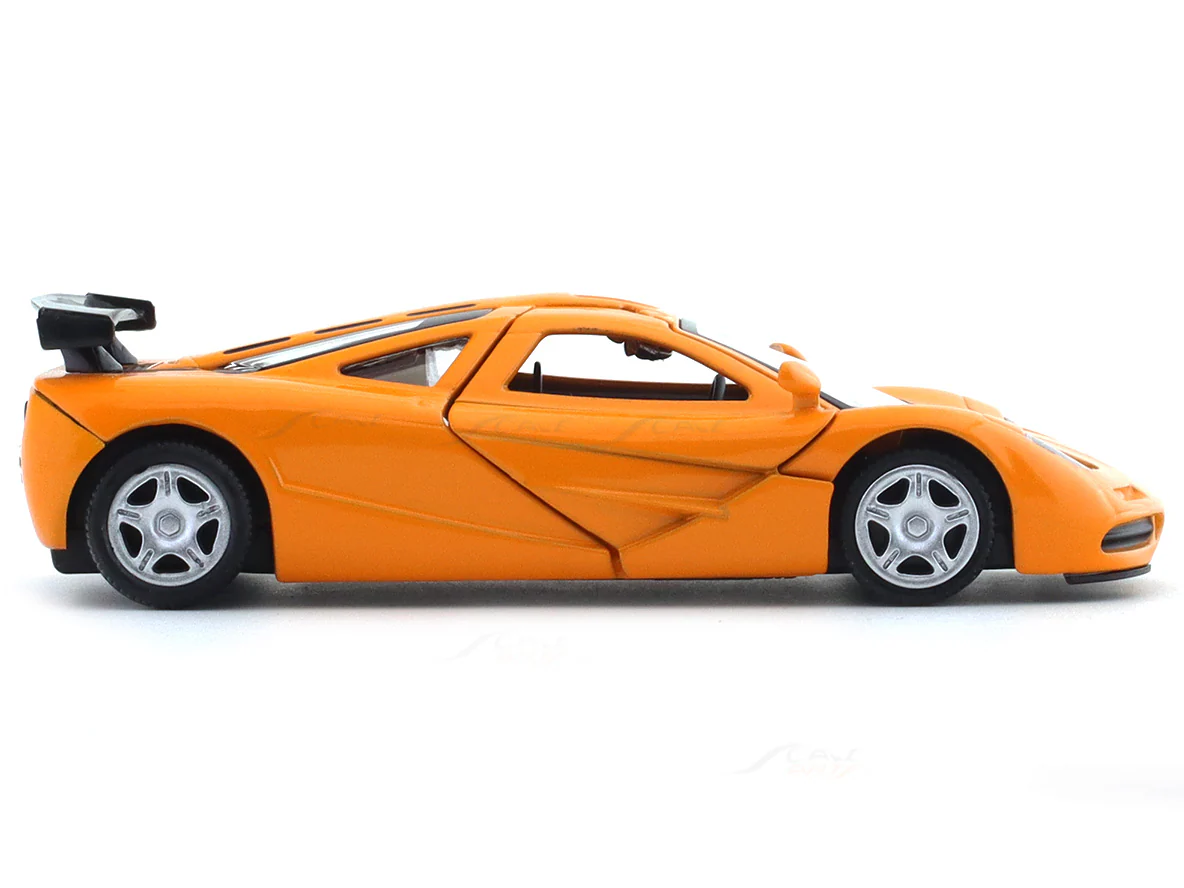 McLaren F1 GT-R orange 1:33-42 RMZ City licensed pull back car scale model - Image 5