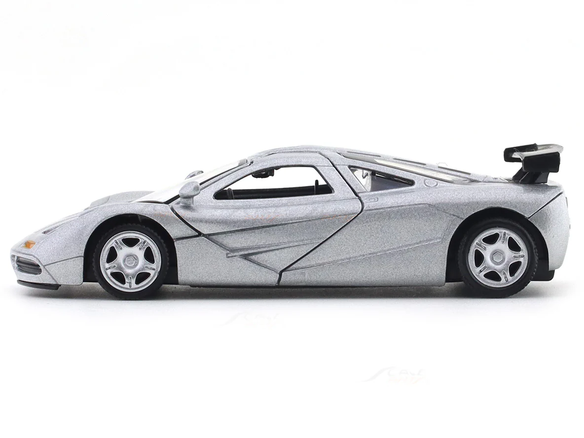 McLaren F1 GT-R silver 1:33-42 RMZ City licensed pull back car scale model - Image 2