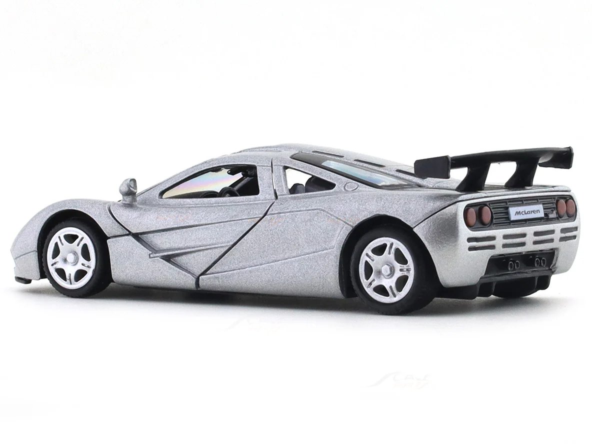 McLaren F1 GT-R silver 1:33-42 RMZ City licensed pull back car scale model - Image 3