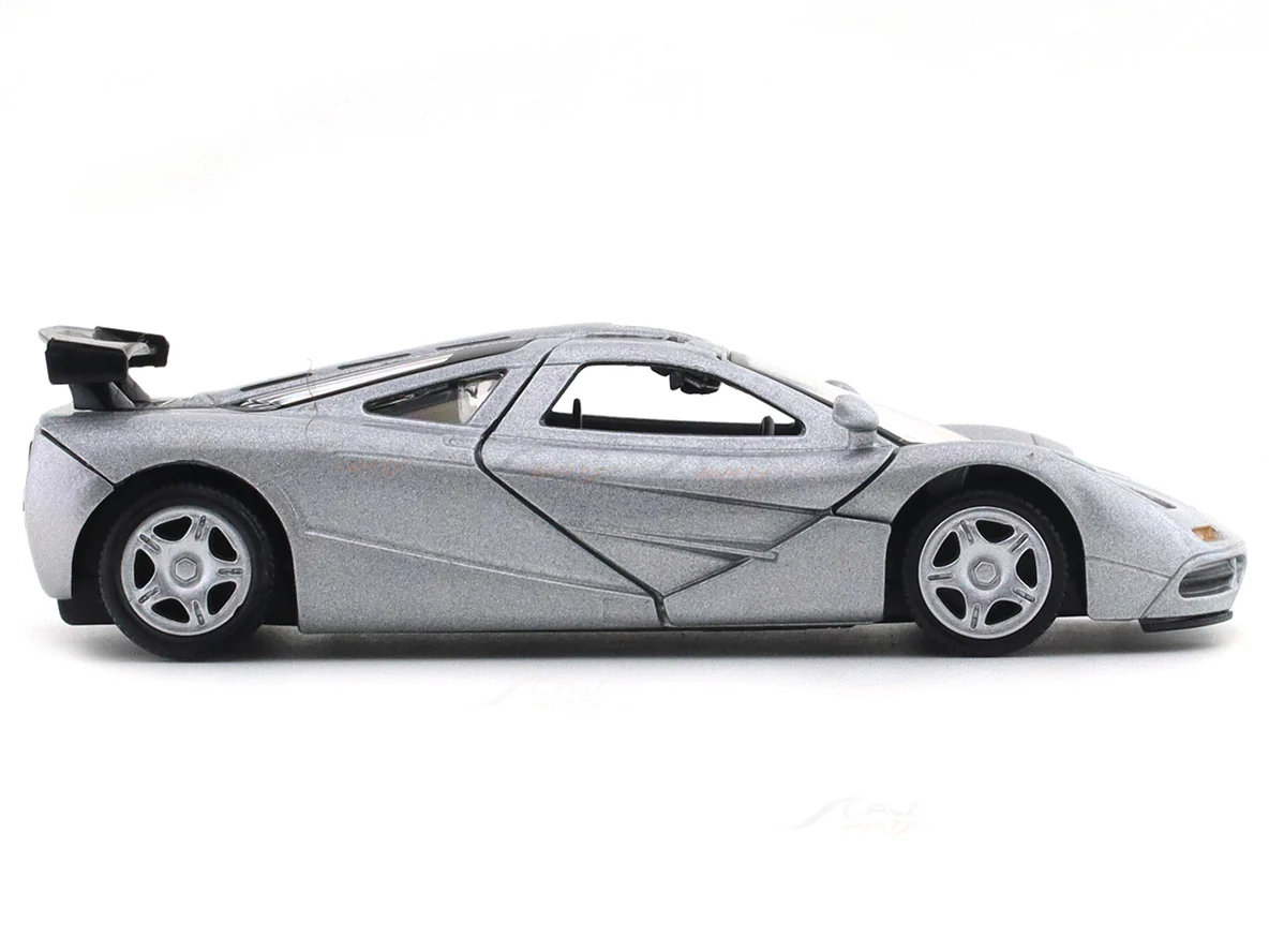 McLaren F1 GT-R silver 1:33-42 RMZ City licensed pull back car scale model - Image 5