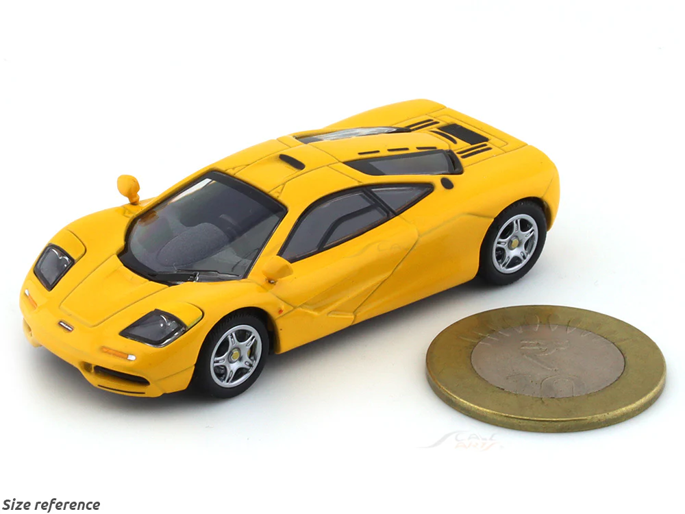 McLaren F1 yellow 1:64 LCD Models diecast scale model car - Image 9