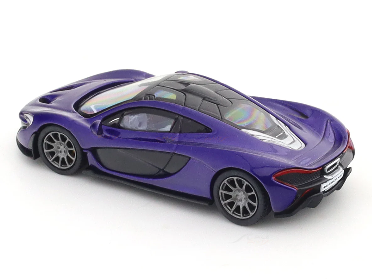 McLaren P1 blue 1:64 PosterCars licensed diecast scale model car miniature car - Image 10