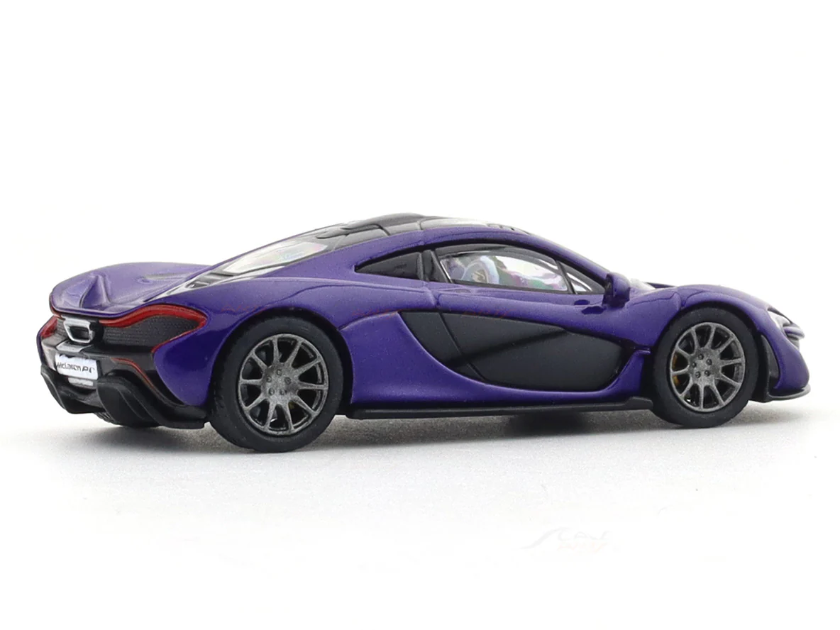 McLaren P1 blue 1:64 PosterCars licensed diecast scale model car miniature car - Image 4