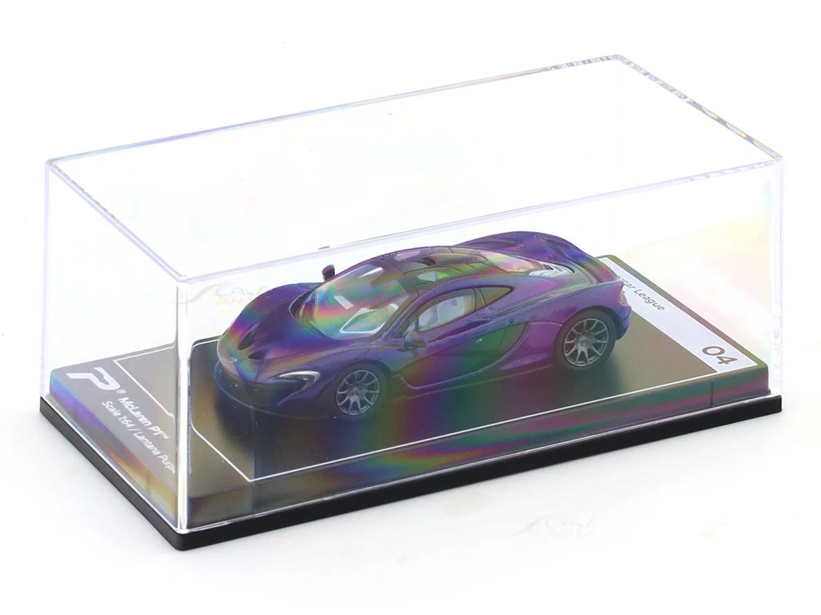 McLaren P1 blue 1:64 PosterCars licensed diecast scale model car miniature car - Image 7
