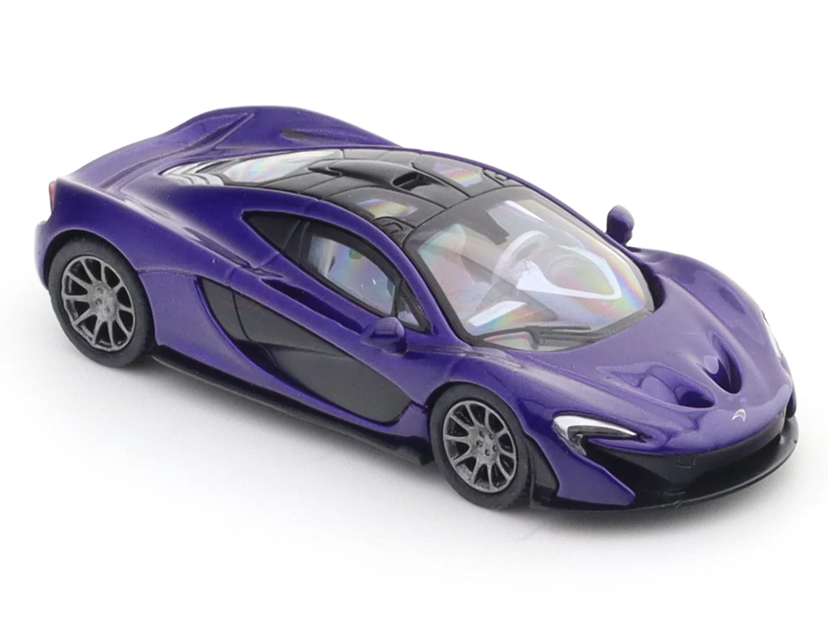 McLaren P1 blue 1:64 PosterCars licensed diecast scale model car miniature car - Image 9