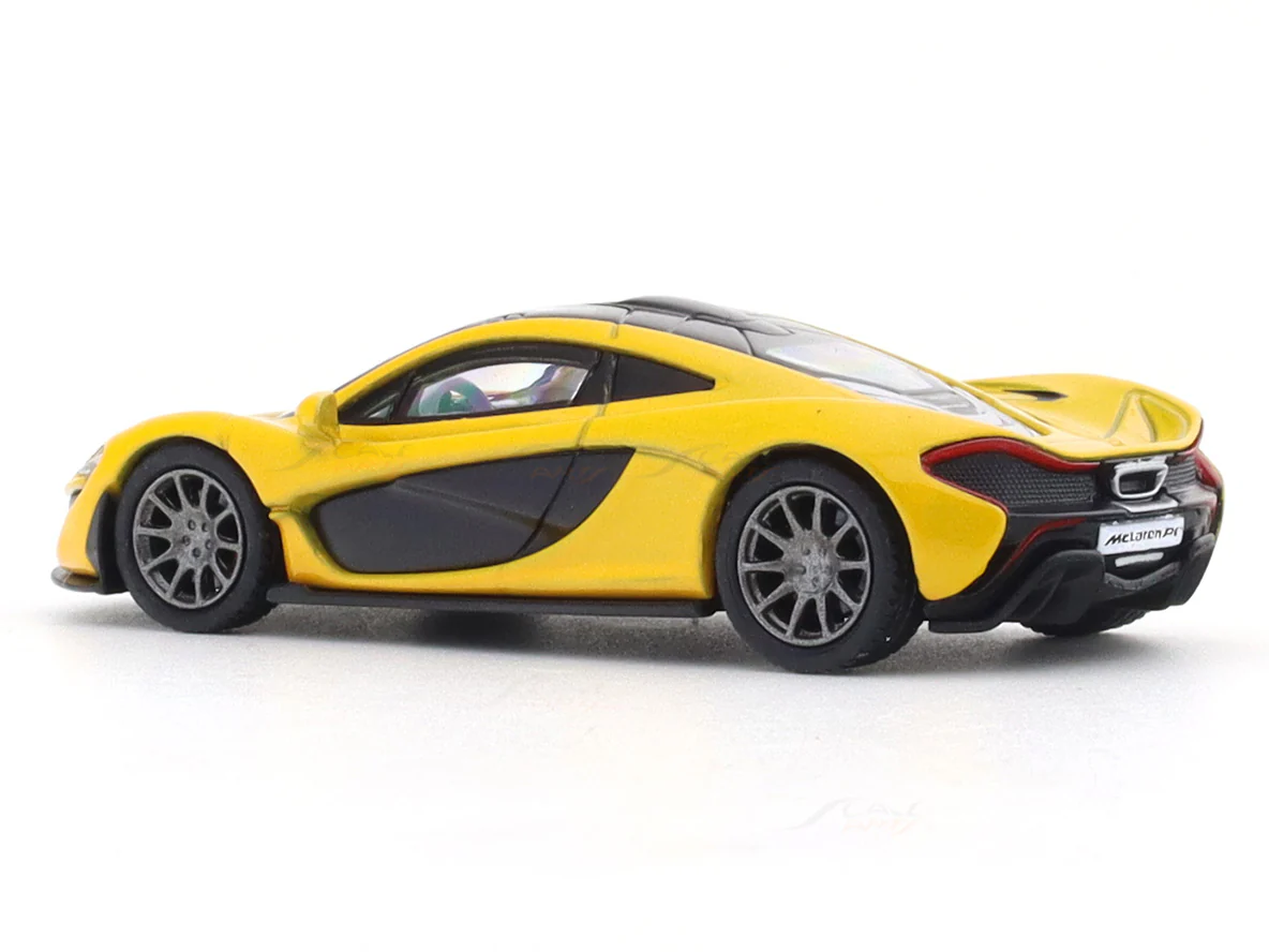 McLaren P1 yellow 1:64 PosterCars licensed diecast scale model car miniature car - Image 3