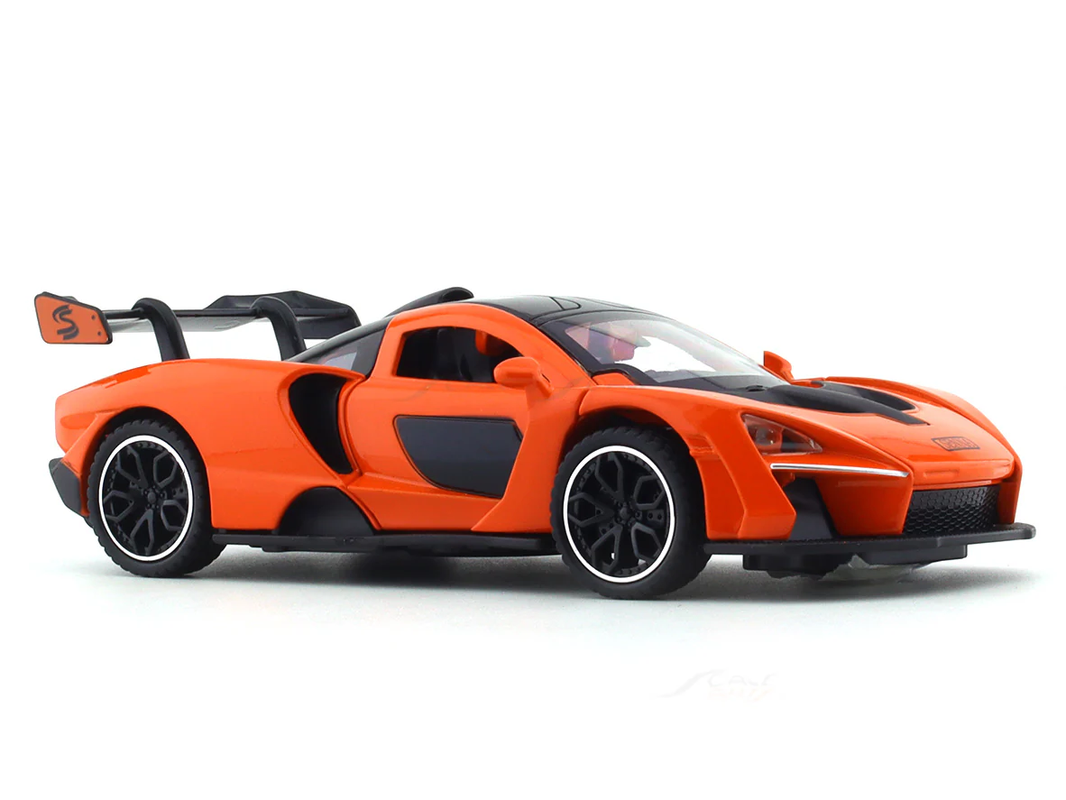 McLaren Senna like orange 1:32 diecast toy car alloy toy - Image 6
