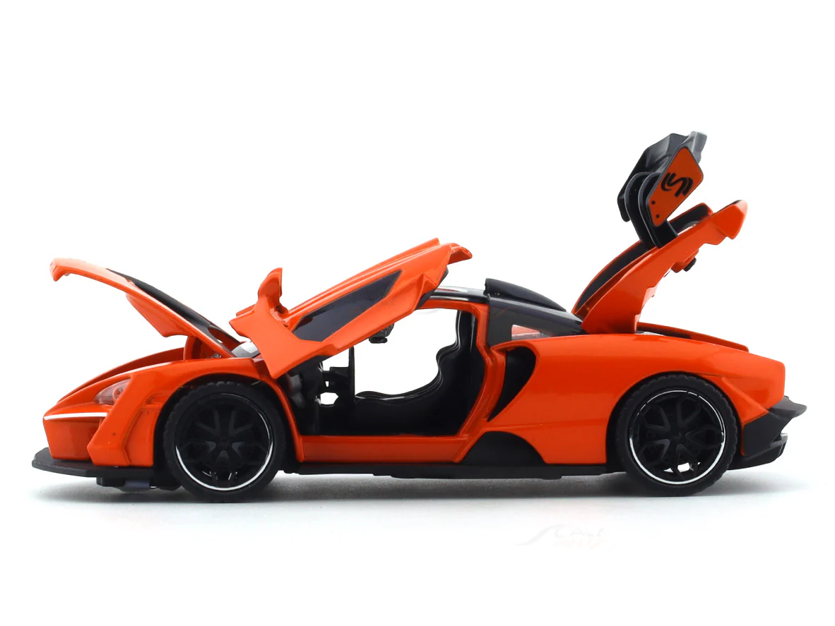 McLaren Senna like orange 1:32 diecast toy car alloy toy - Image 8