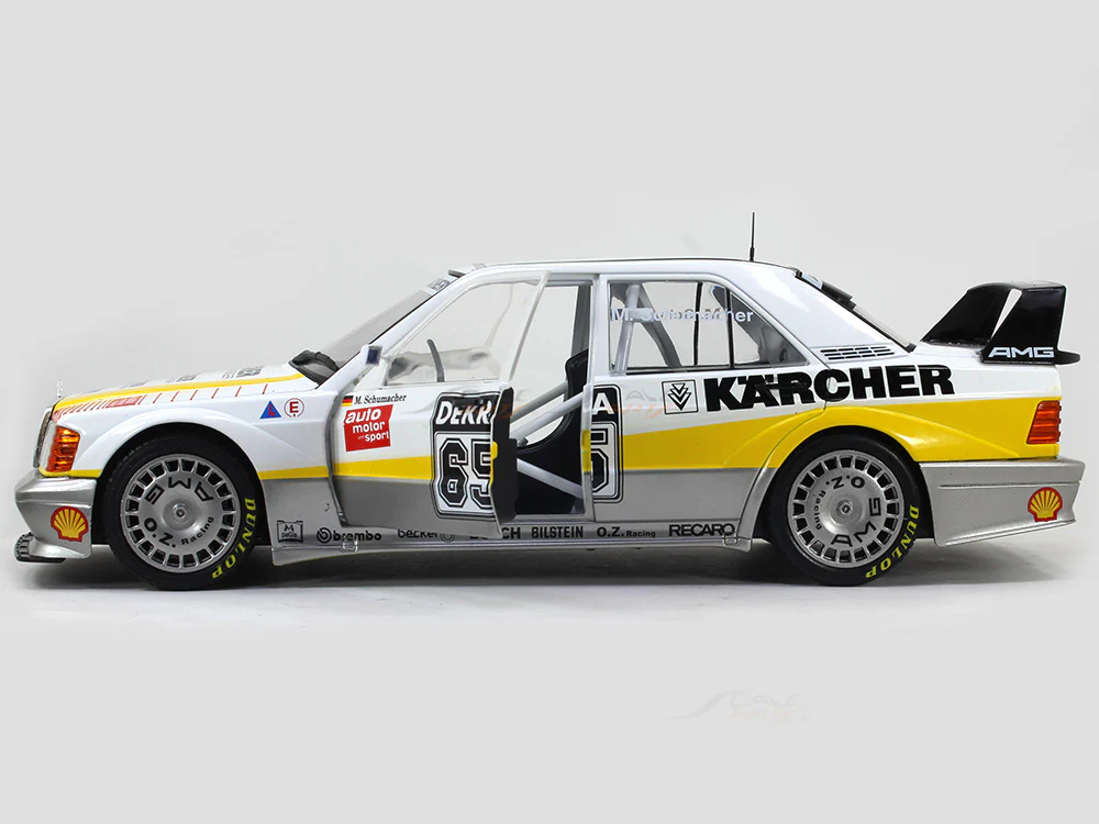 Mercedes-Benz 190E Evo 2 Michael Schumacher 1:18 Solido diecast Scale Model car - Image 5