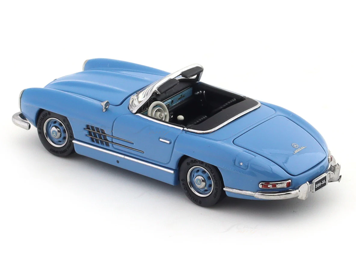 Mercedes-Benz 300SL Roadster Blue 1:64 diecast scale model car miniature collectible - Image 11