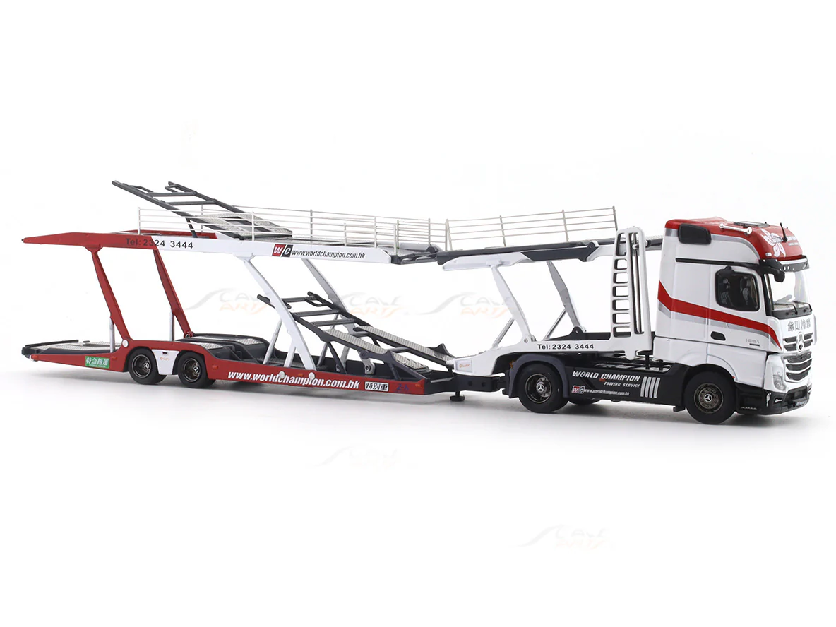 Mercedes-Benz Actros Double Decker Car Transporter 1:64 GCD diecast scale model car - Image 5