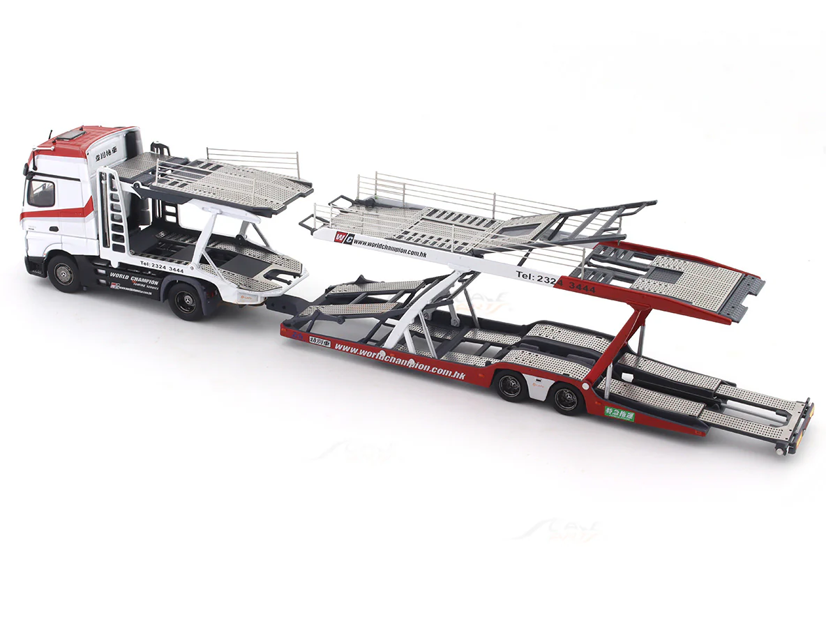 Mercedes-Benz Actros Double Decker Car Transporter 1:64 GCD diecast scale model car - Image 6
