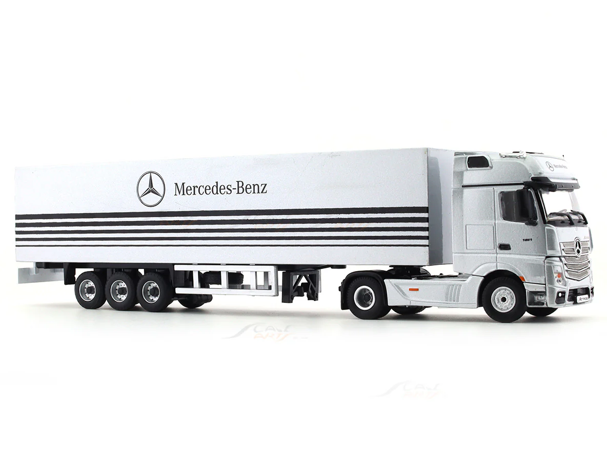 Mercedes-Benz Actros Silver 1:64 Time Micro diecast scale model collectible truck - Image 8